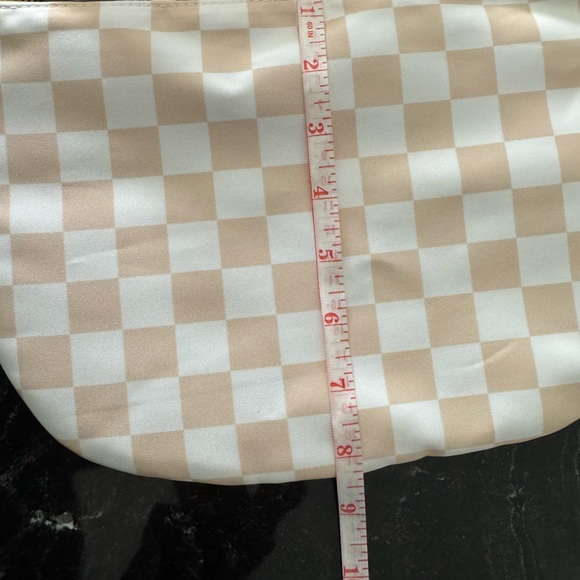 Checkered Crossbody Bags for Women Travel Flat Fanny Packs for Woman Men - Picture 5 of 5